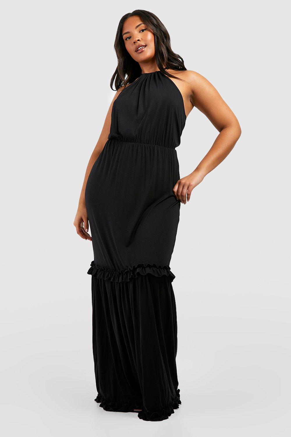 Plus size hot sale evening dresses boohoo