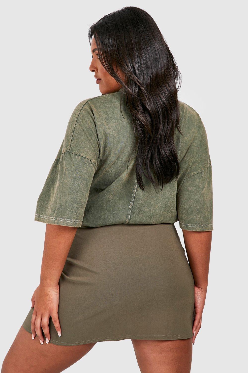 Plus size khaki shop skirt 7 little words