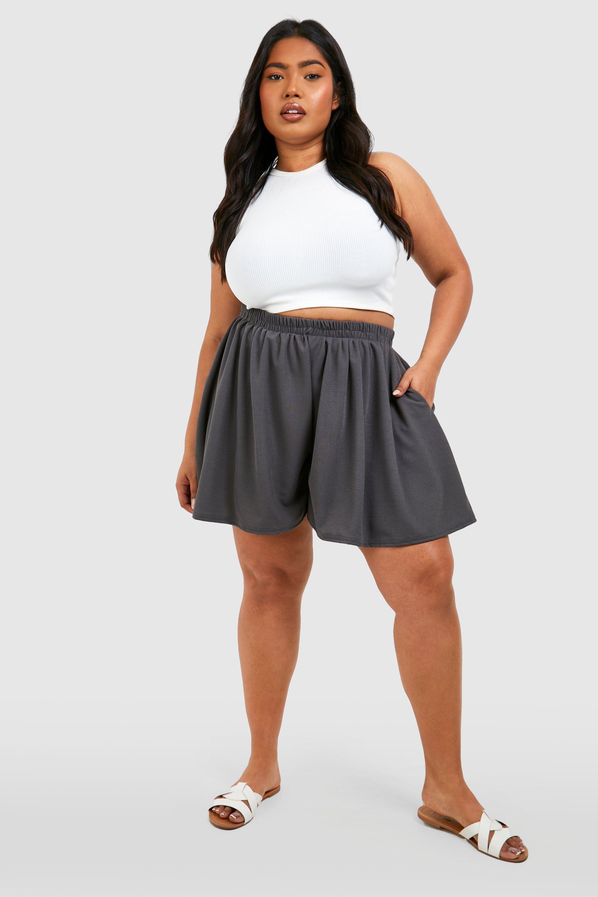 Plus size 2025 ladies shorts uk