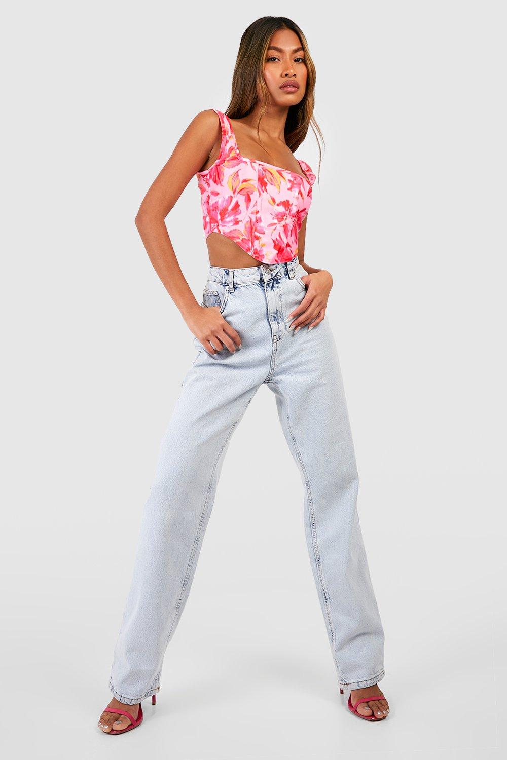 FLORAL BENGALINE PANTS