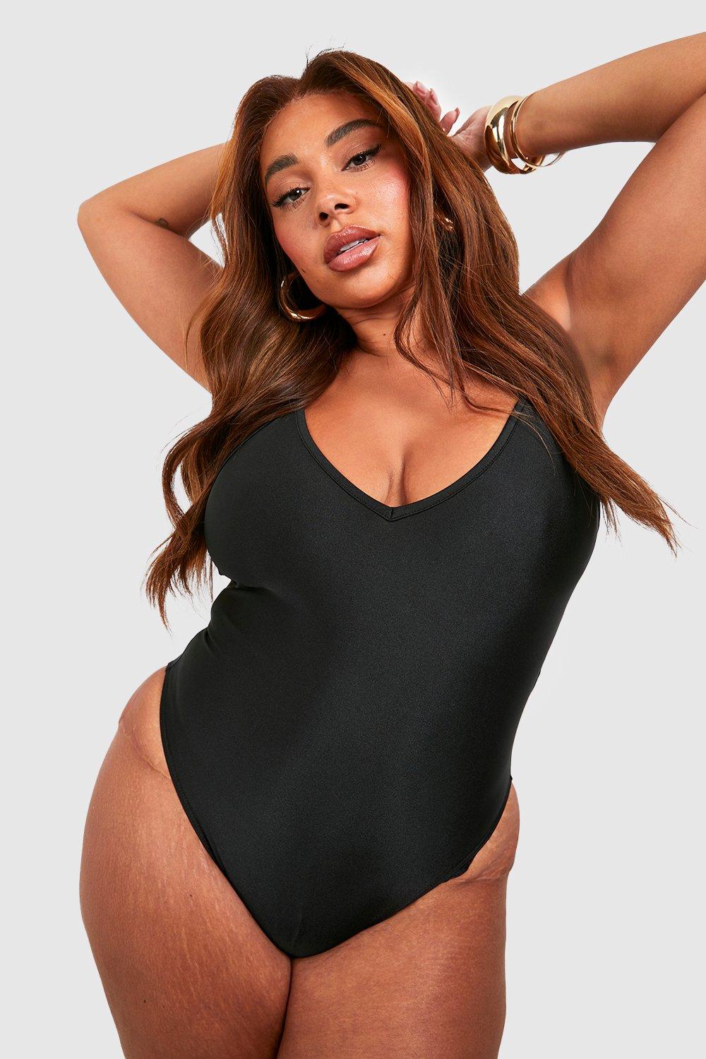 Plus Plunge Swimsuit