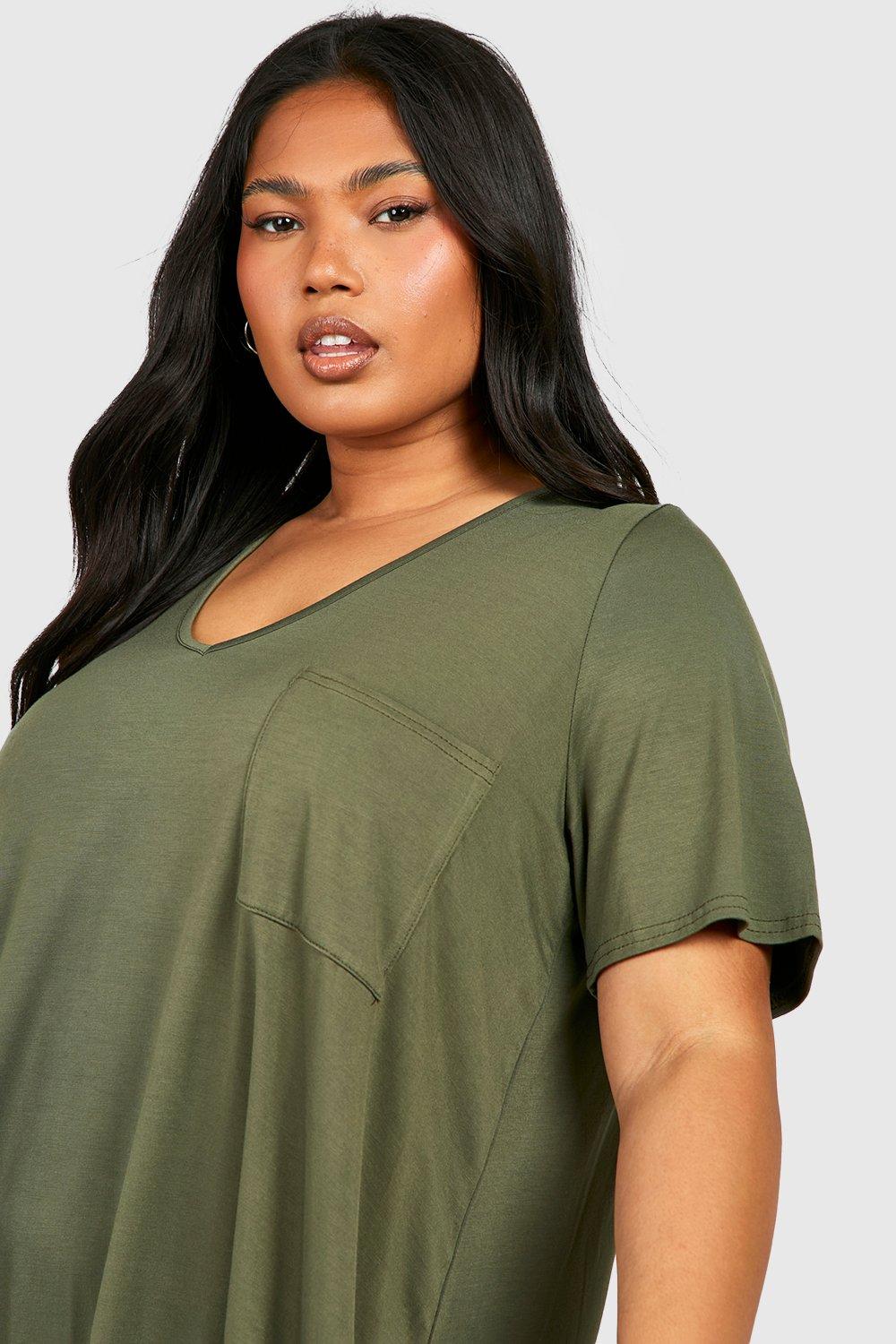 Plus size t shirt best sale swing dress