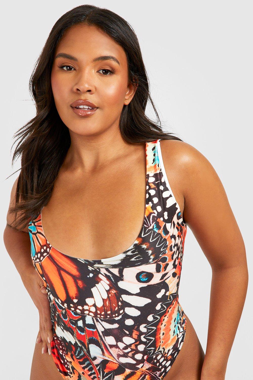 Plus size butterfly store swimsuit