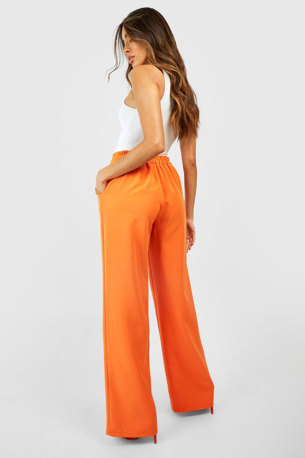 Orange 2024 baggy trousers