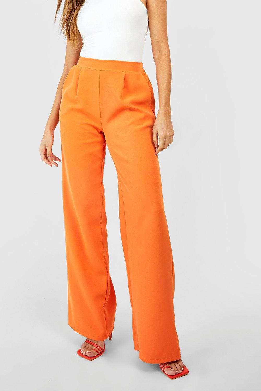 High-Waist Wide-Leg Dress Pants