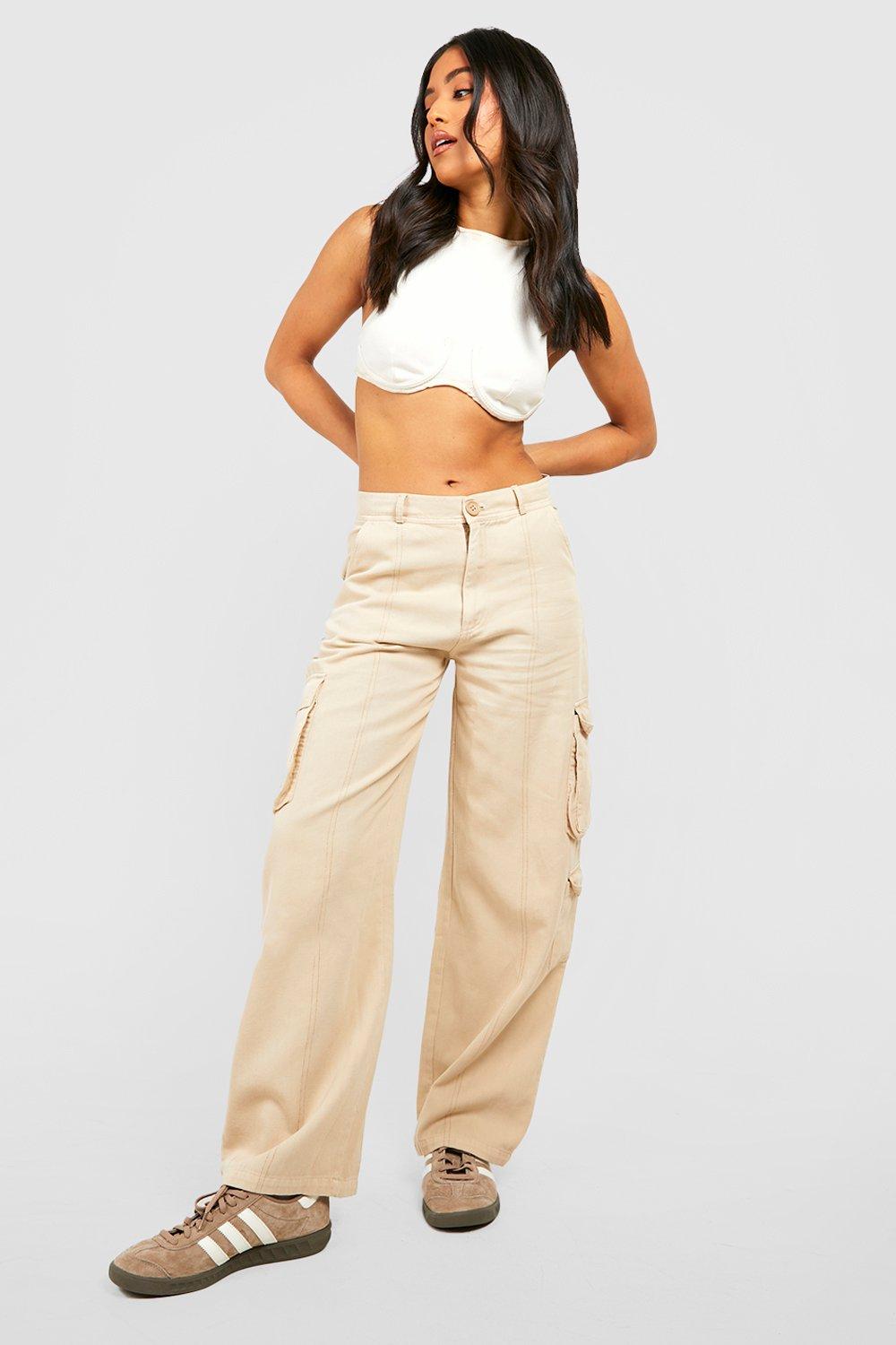 https://media.boohoo.com/i/boohoo/gzz52858_stone_xl_2/female-stone-petite-washed-lightweight-seam-detail-cargo-pants