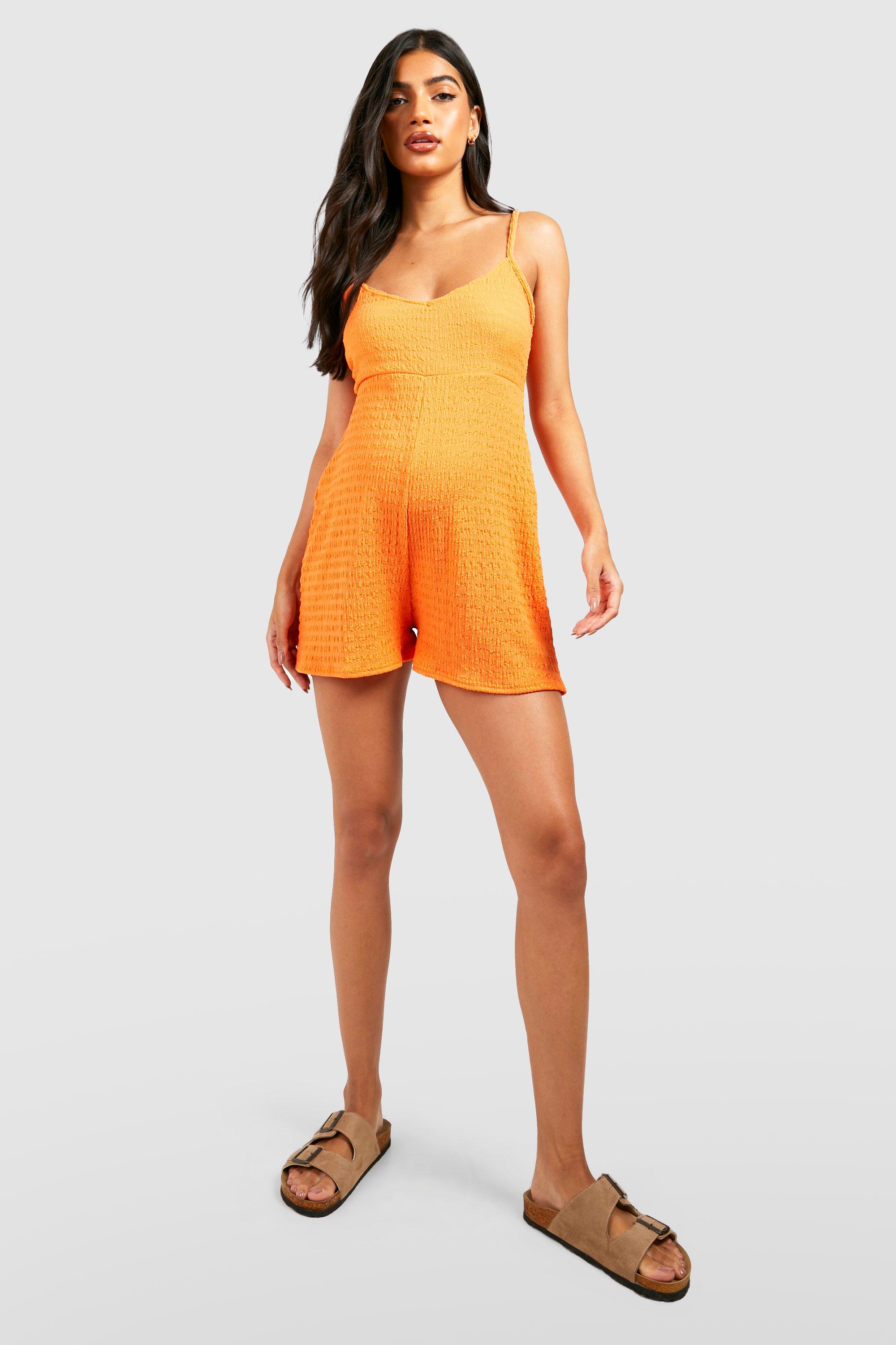 Maternity Textured Flippy Playsuit boohoo UK