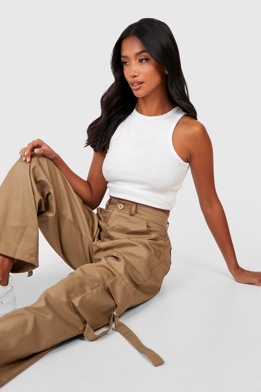 Pantalon cargo 2025 femme petite