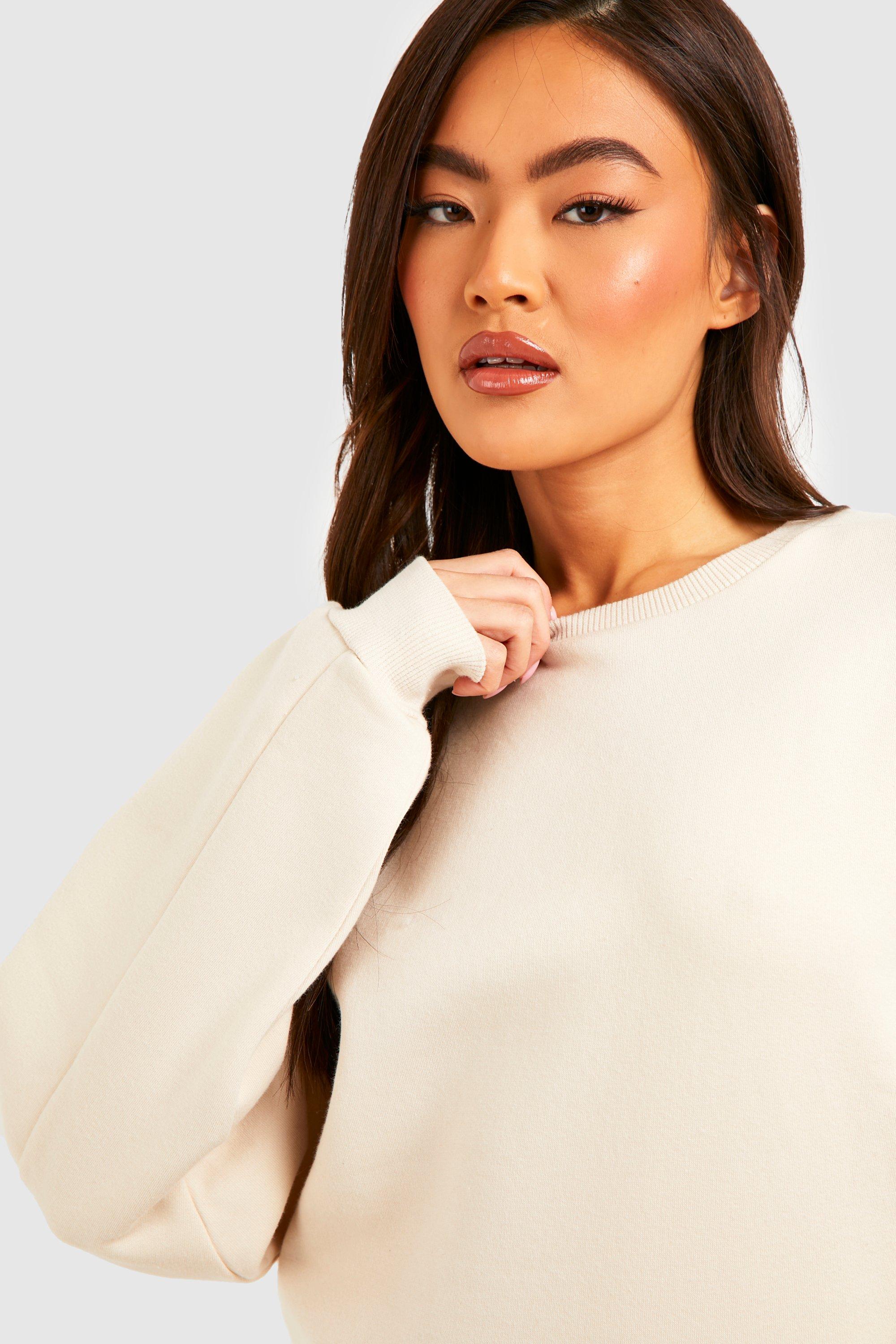 Oversized sweatshirt boohoo hotsell