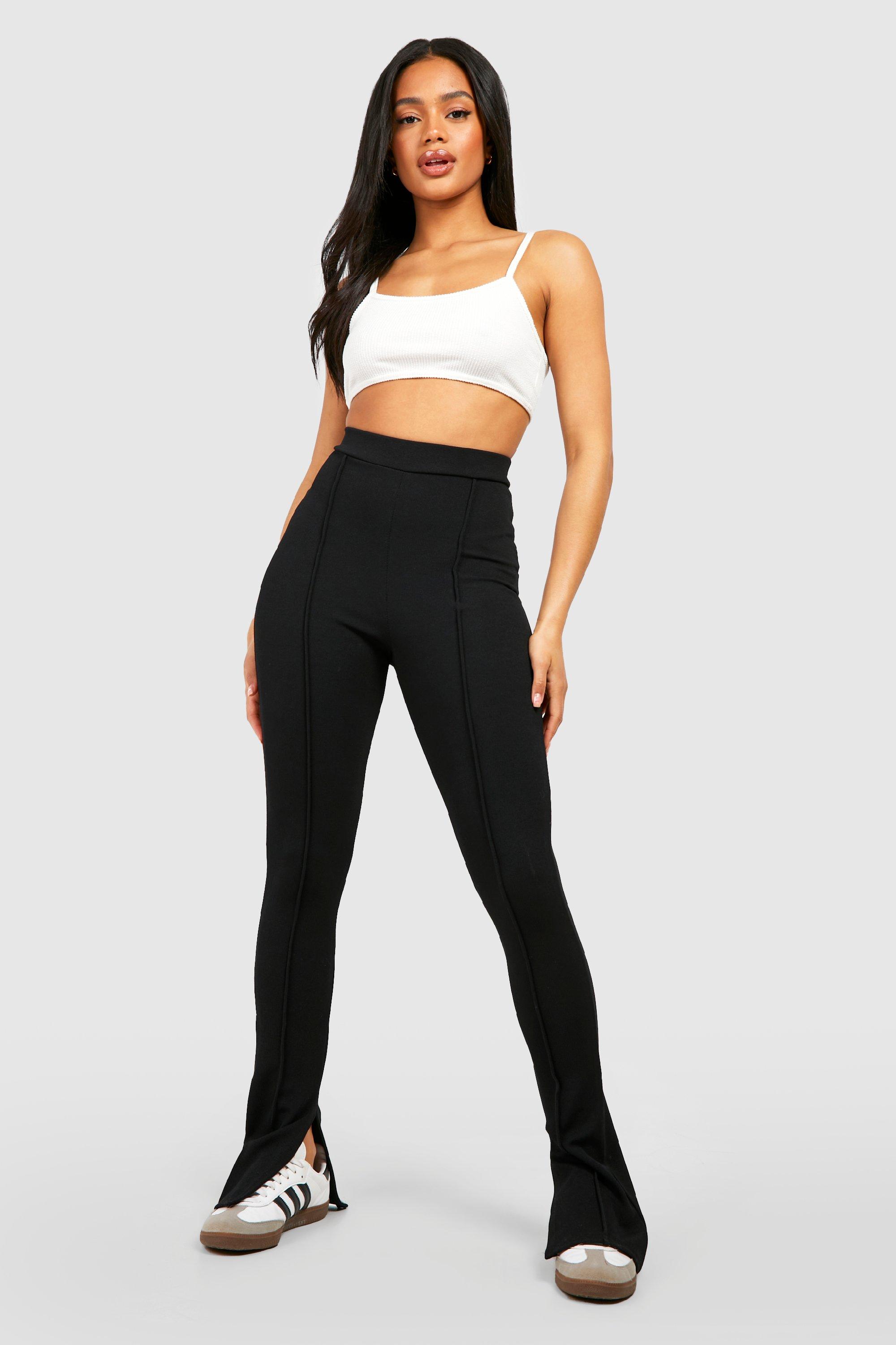 CLASSIC FIT SPLIT HEM LEGGINGS ONYX – AZUR FIT®, 48% OFF