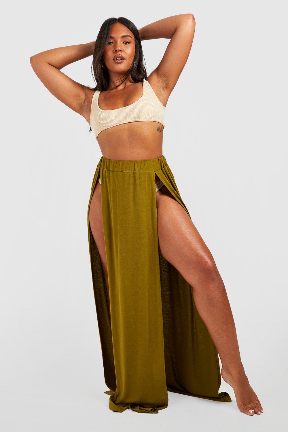 Jersey top beach skirt