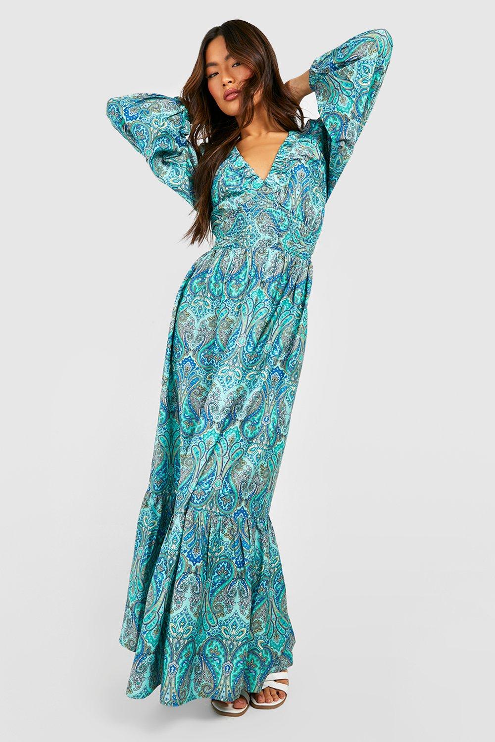 Boohoo bohemian clearance dress