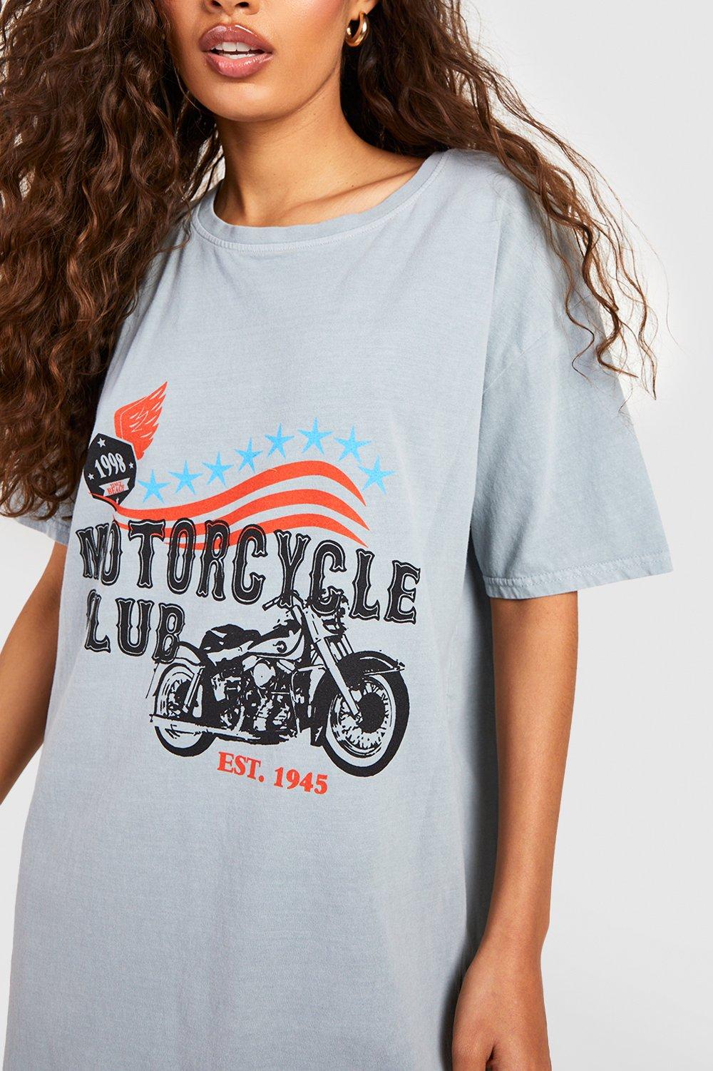 T-shirt moto femme chic