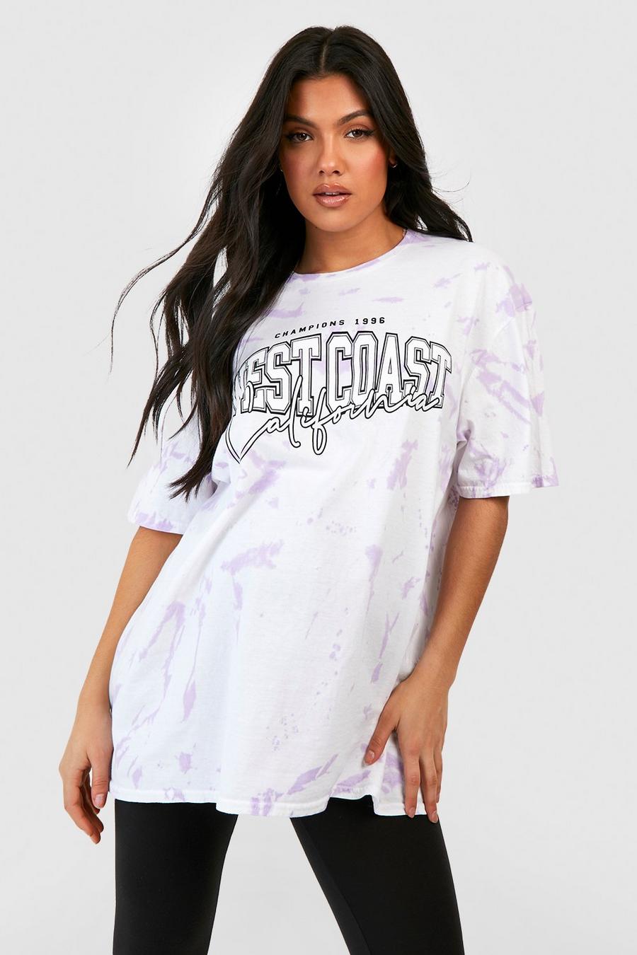 Lilac Maternity California Tie Dye T-shirt image number 1