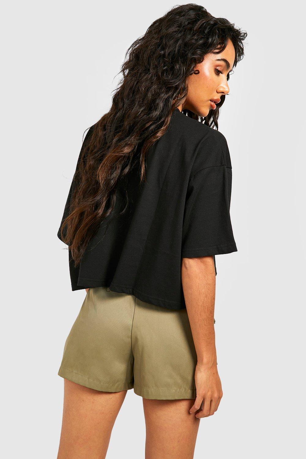 https://media.boohoo.com/i/boohoo/gzz53464_khaki_xl_1/female-khaki-buckle-detail-cargo-shorts