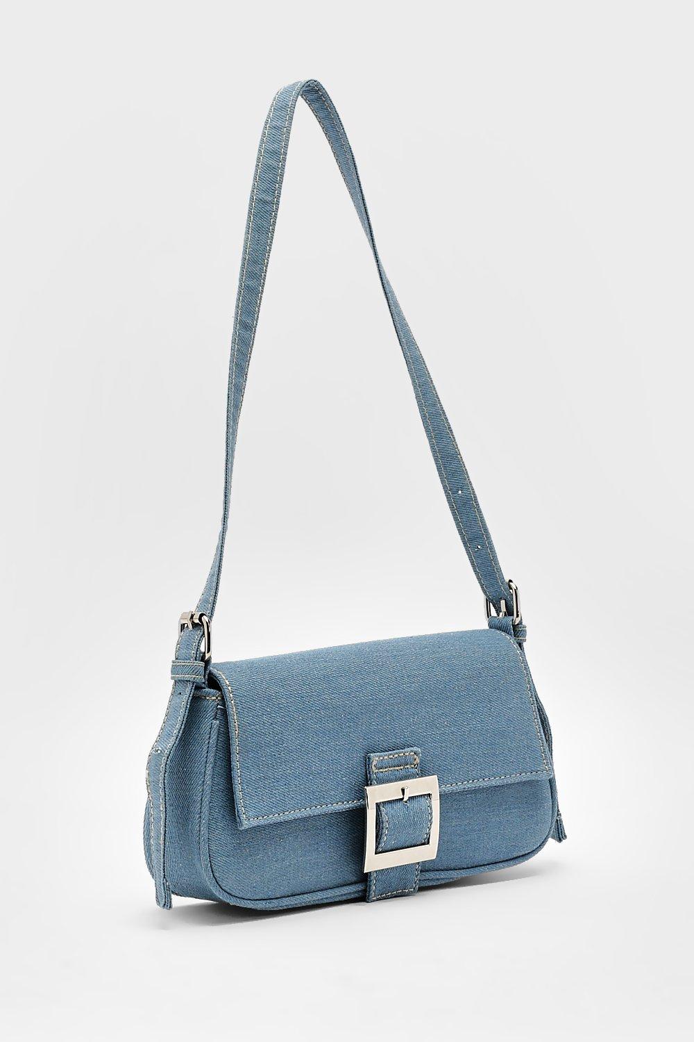 Guess brightside discount shoulder bag denim