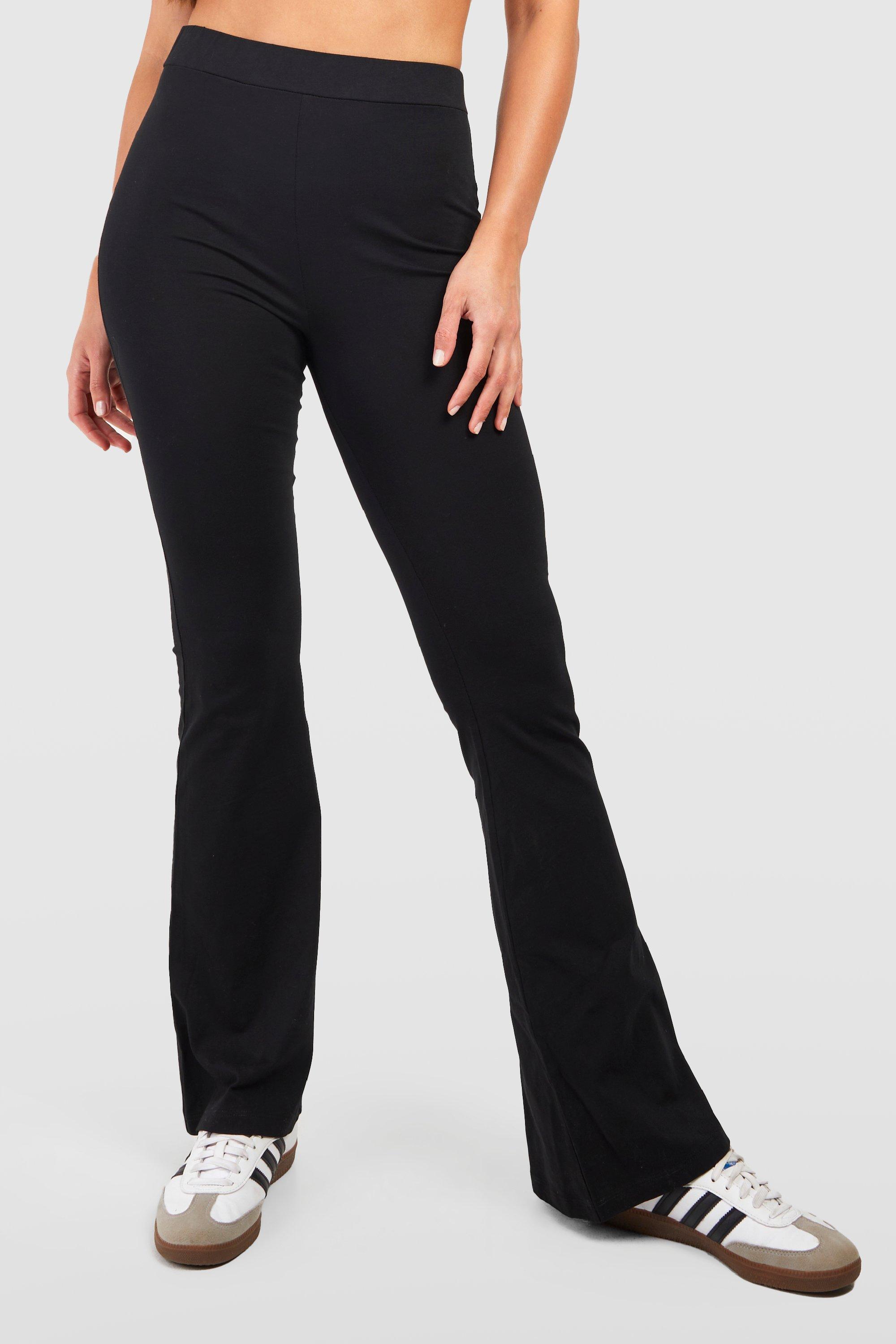 High Waisted Skinny Flare Yoga Pants With Stretch