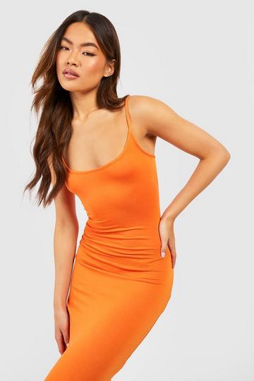 Basics Strappy Maxi Dress tangerine