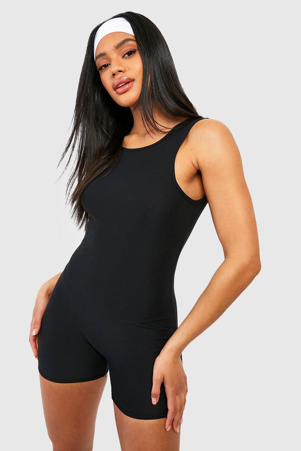 Black cheap unitard playsuit