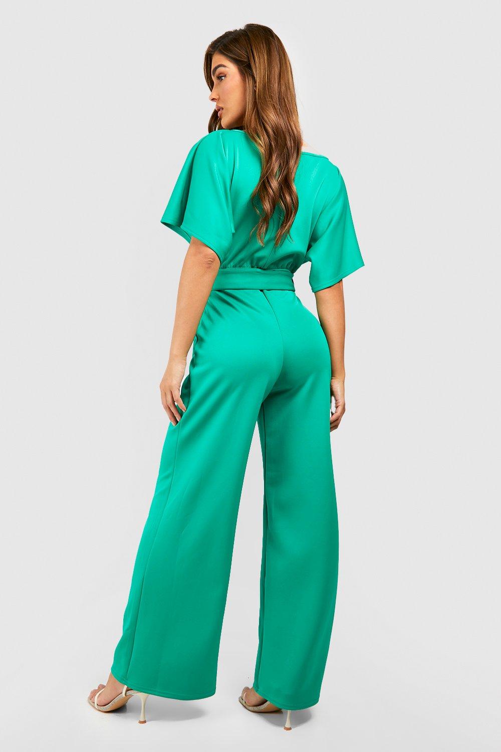 Arabella crepe cheap tie jumpsuit