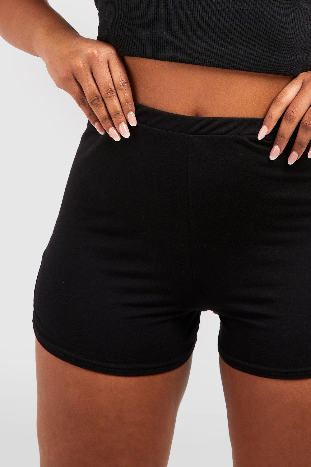 Boohoo black clearance shorts