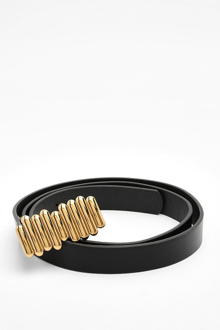 Black Gold Bar Belt