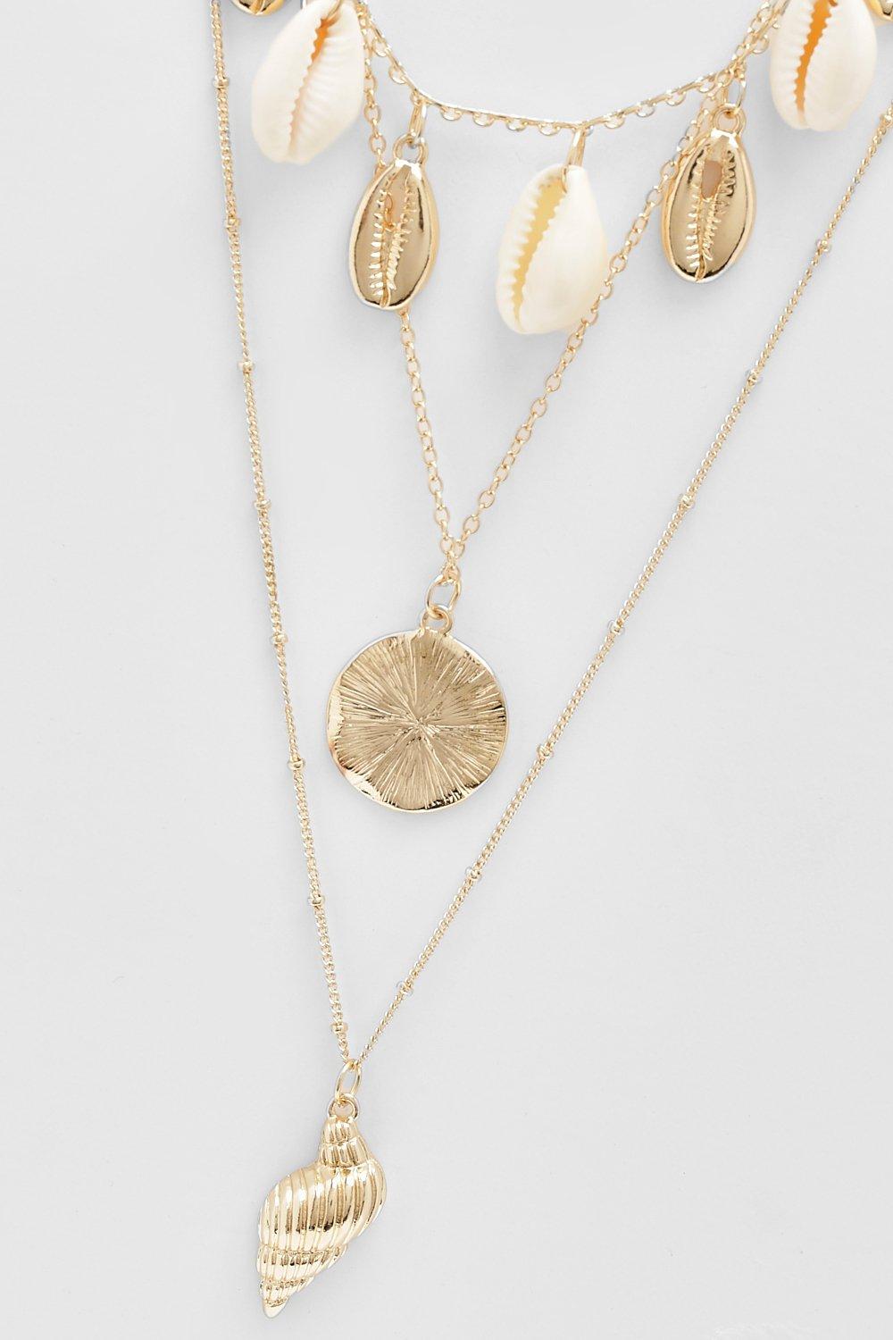 Shell charm deals necklace