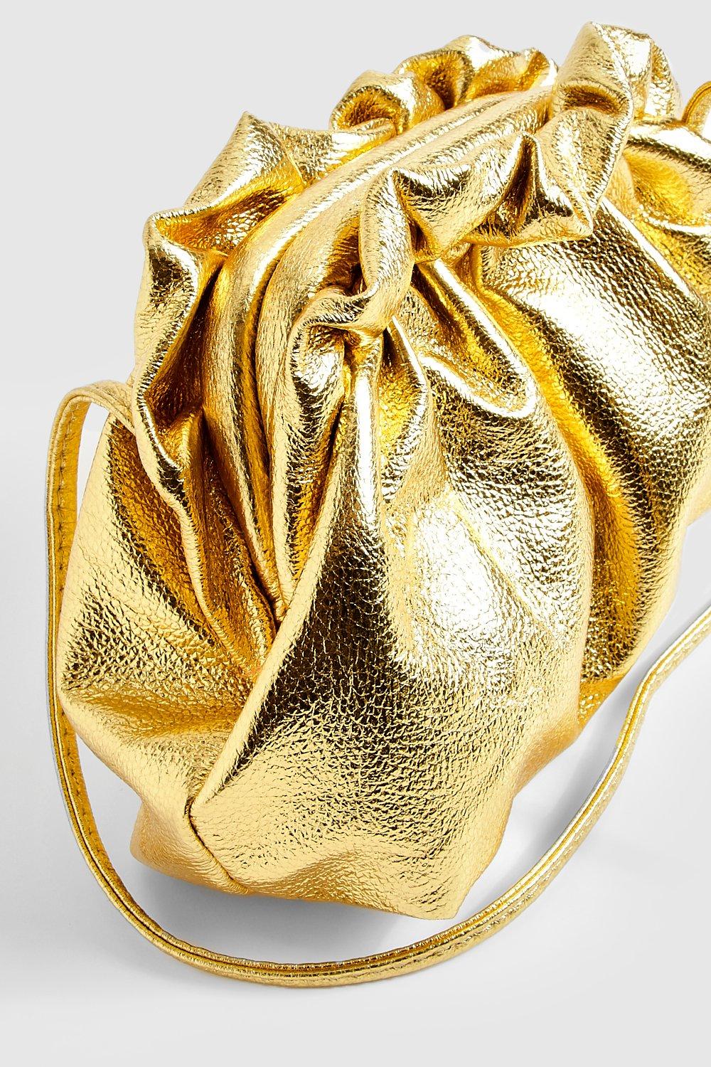 Yellow hot sale gold clutch