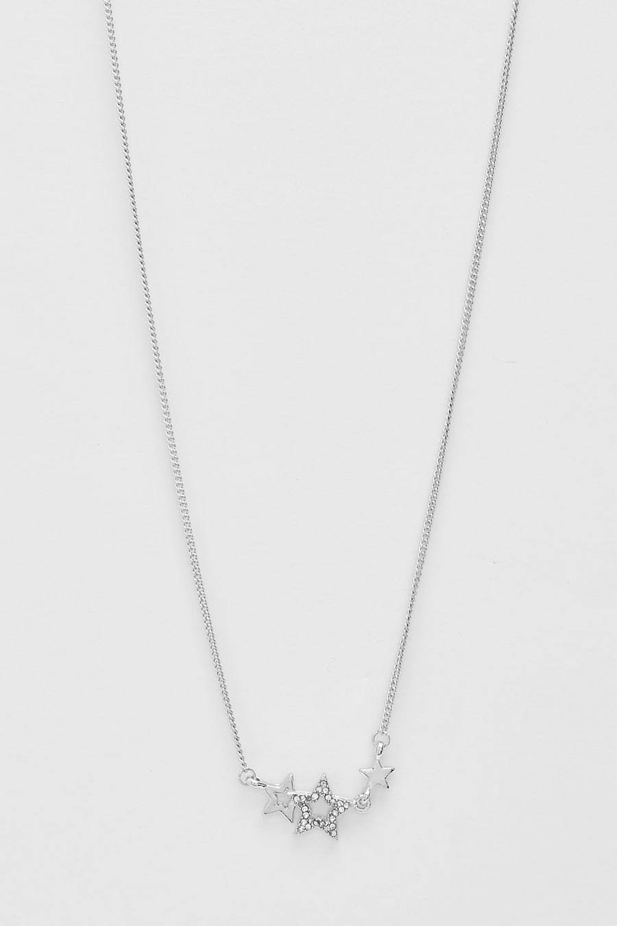 Silver Star Detail Necklace