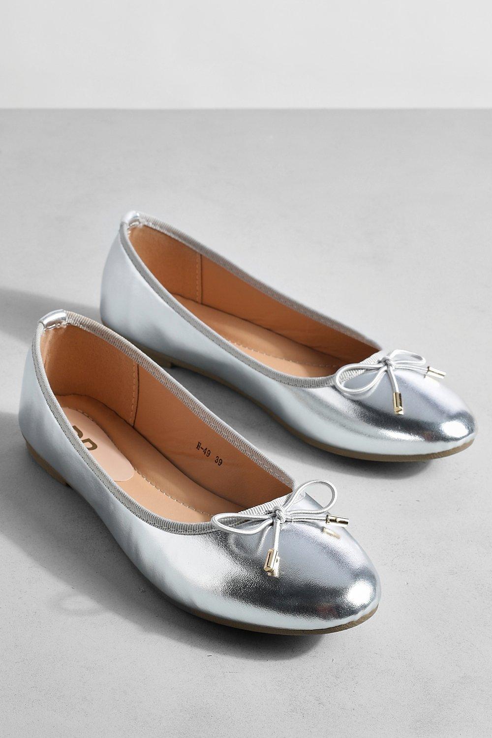 Jet Forpustet Formålet Bow Detail Ballet Pumps | Boohoo UK