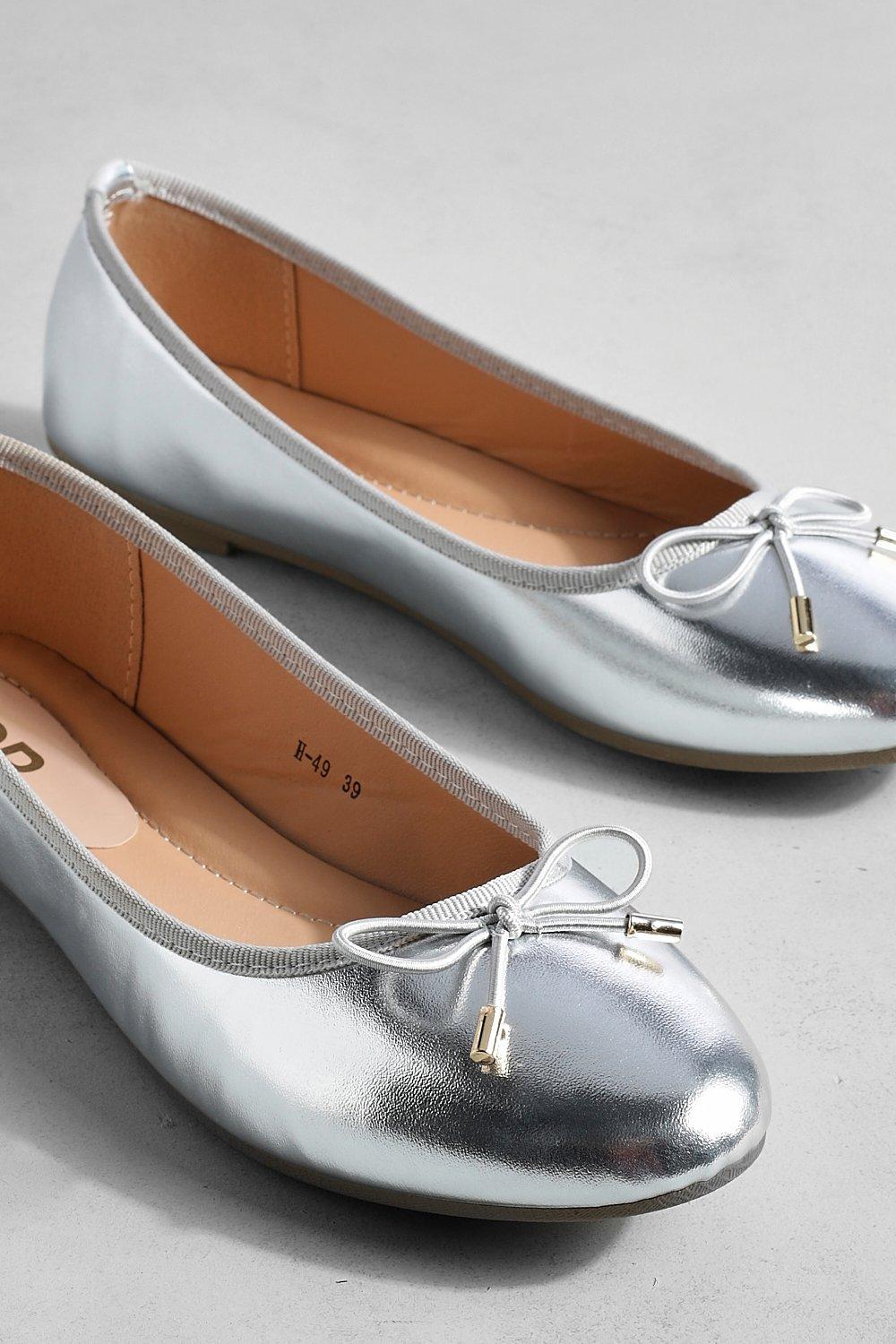 Grey ballet pumps store uk