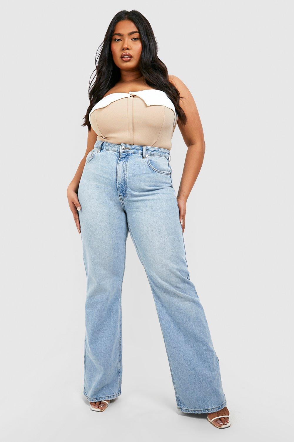 jean plus size bustier