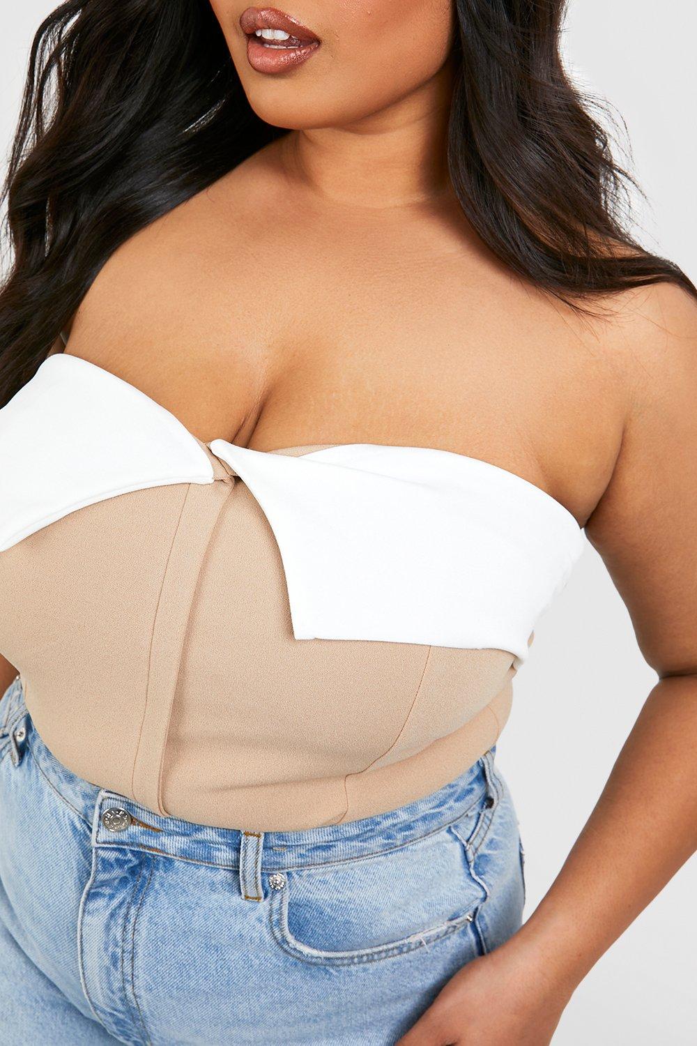 Plus bustier top online