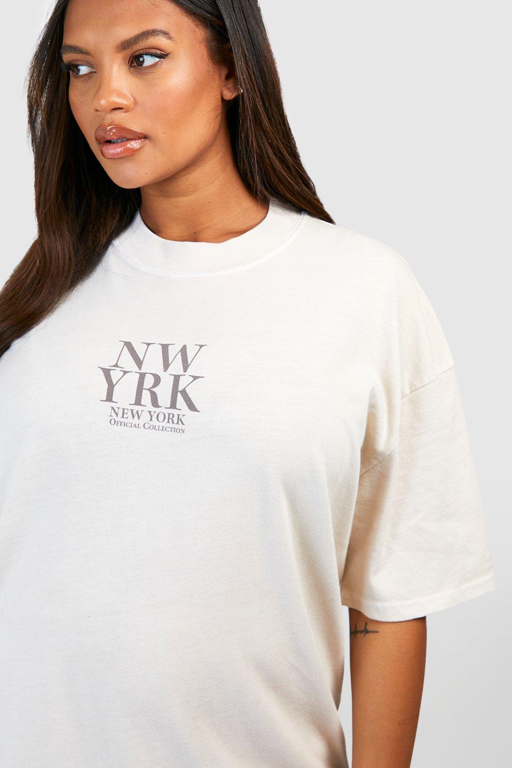 Women's Plus Oversized New York T-shirt