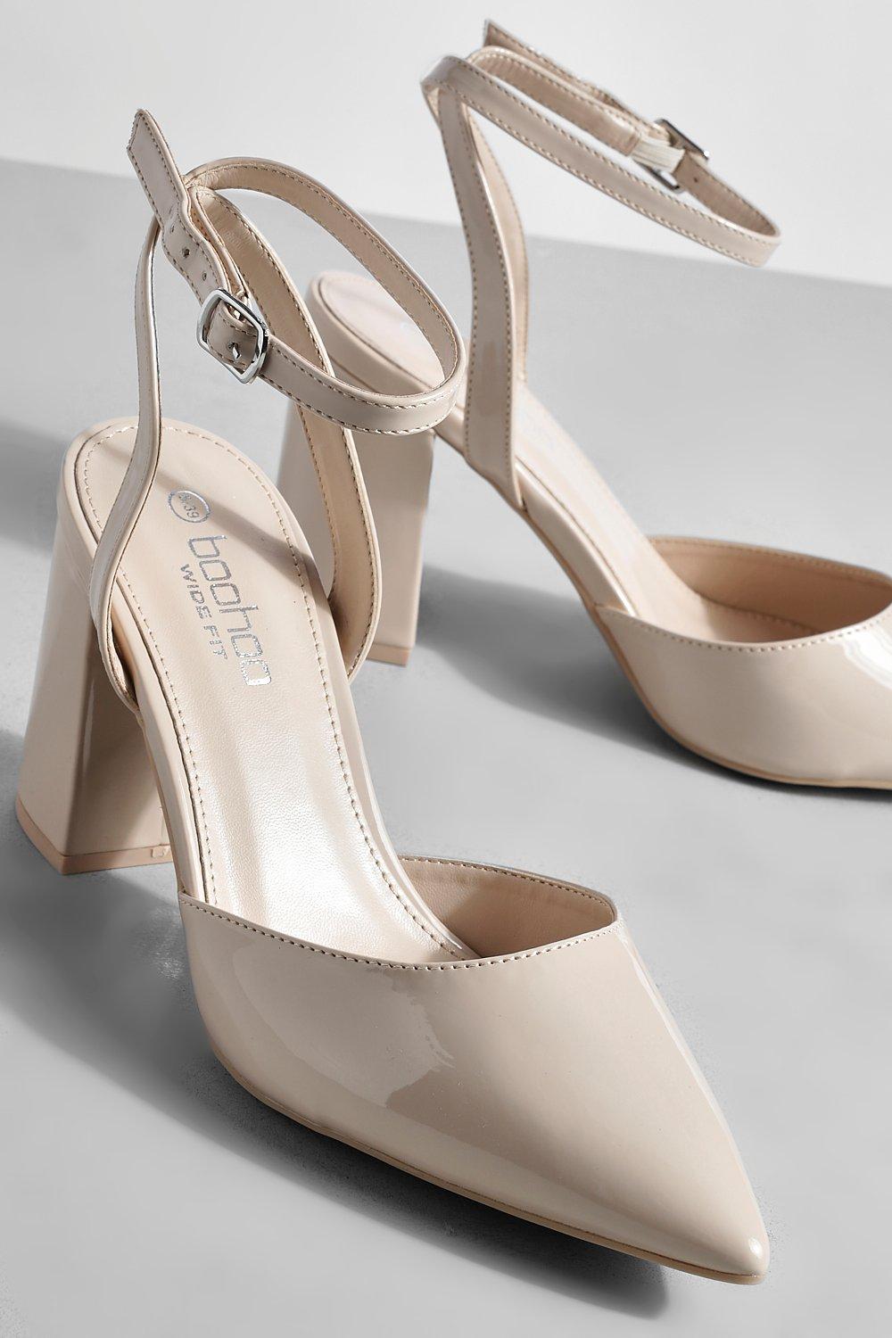 Wide fit clearance nude shoes