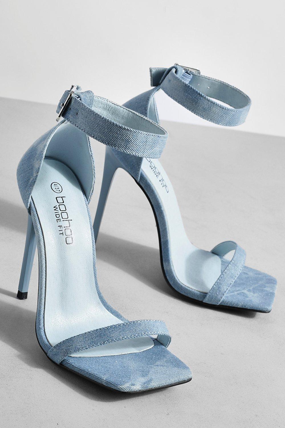 Wide fit sales blue heels