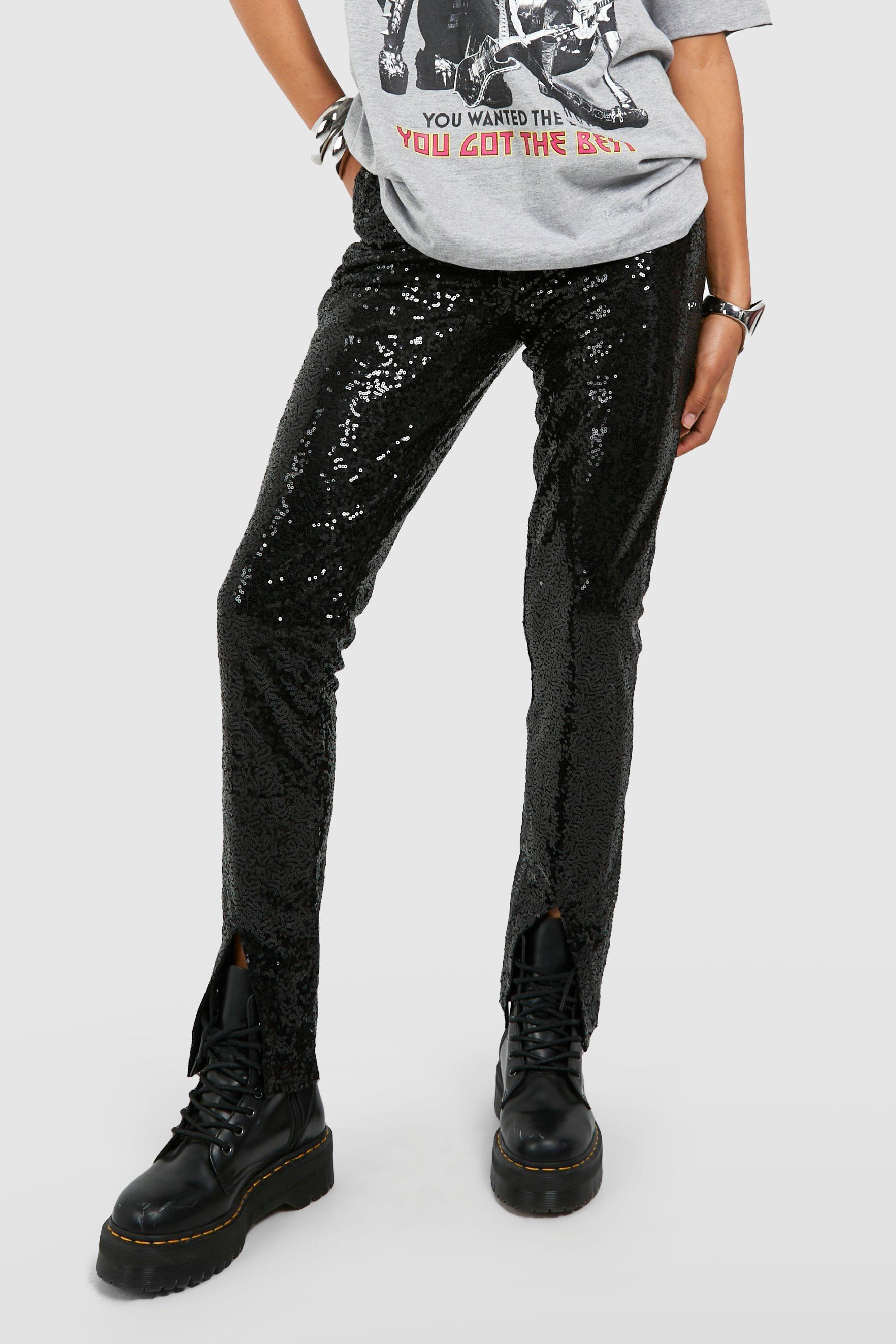 Sequin best sale front jeans