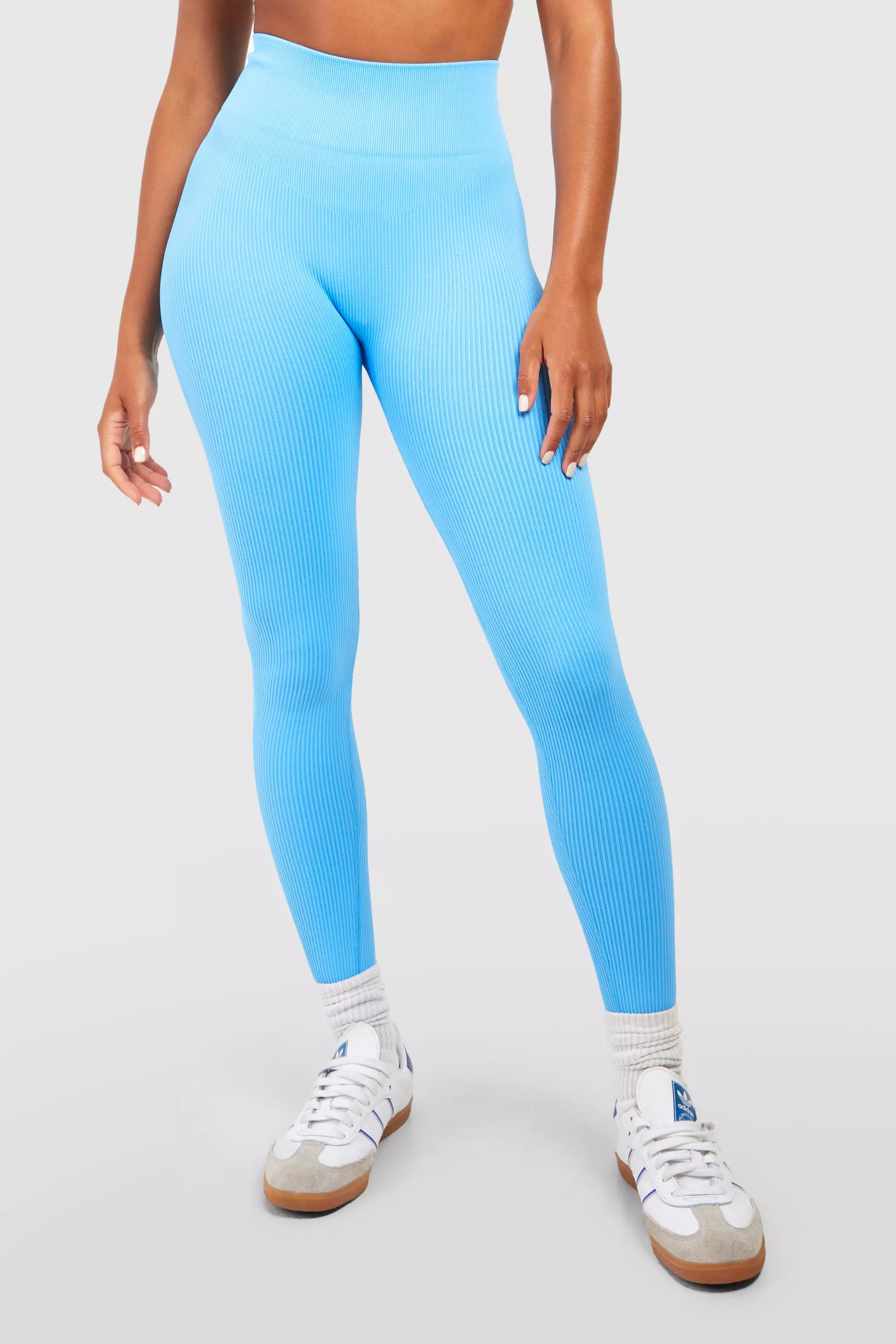 Women's Premium Power Ribbed Seamless Leggings