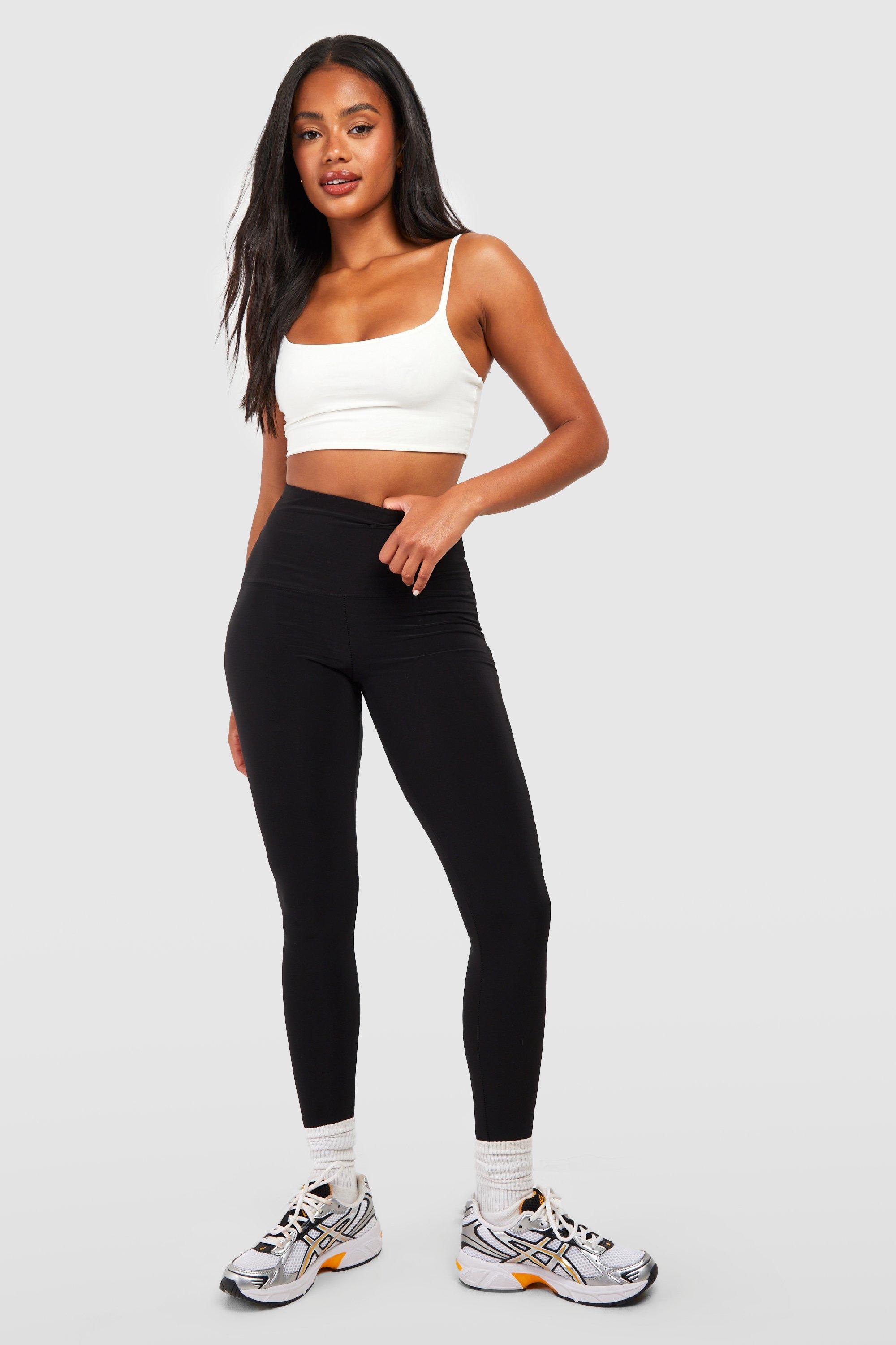 Stylish Double Layered Leggings and Crop Top