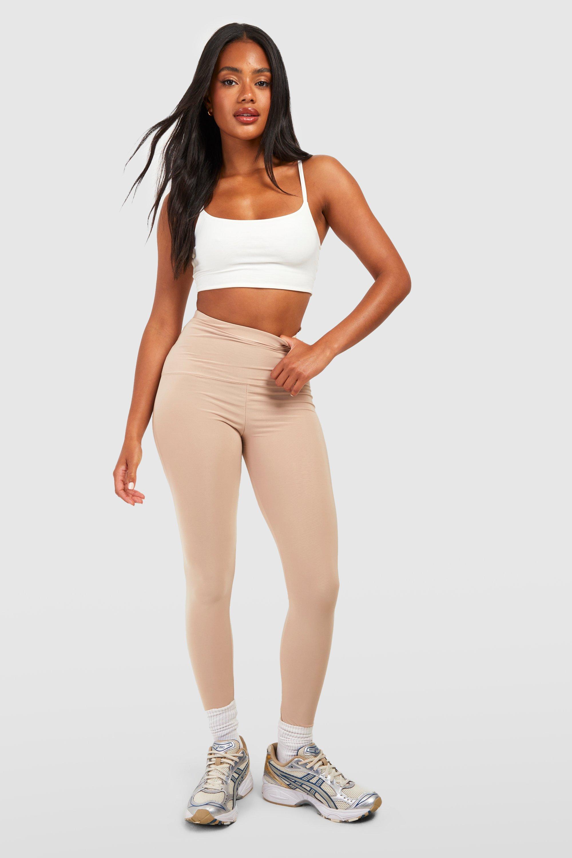 Stylish Double Layered Leggings and Crop Top