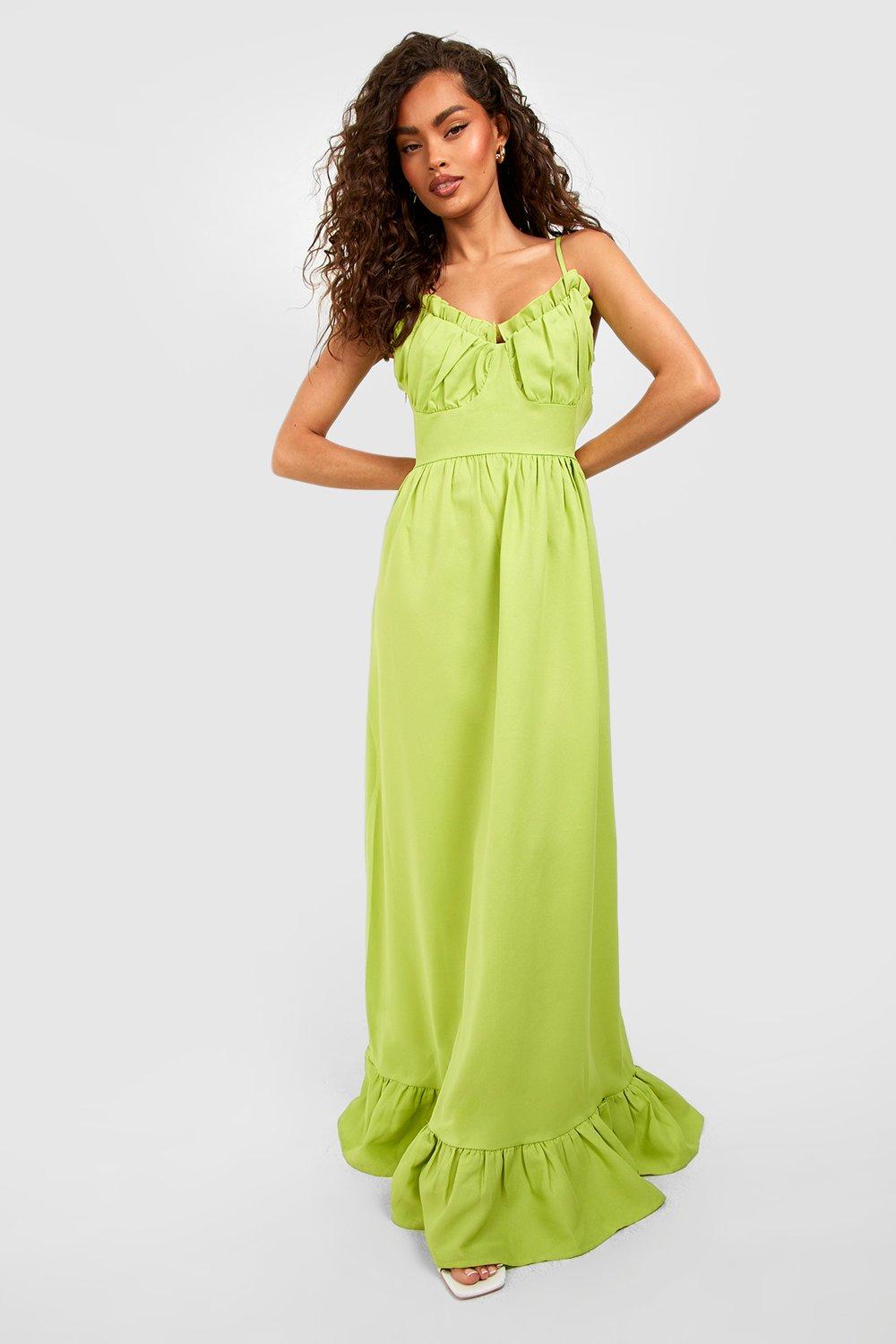 Lime green maxi clearance dresses