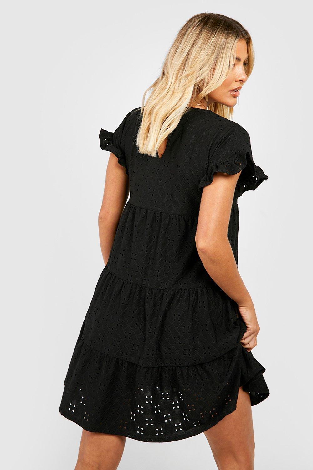 Knitted shop smock dress