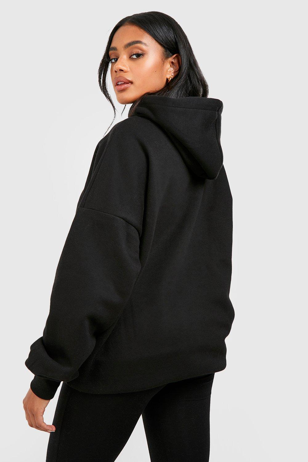 Grey discount hoodie boohoo