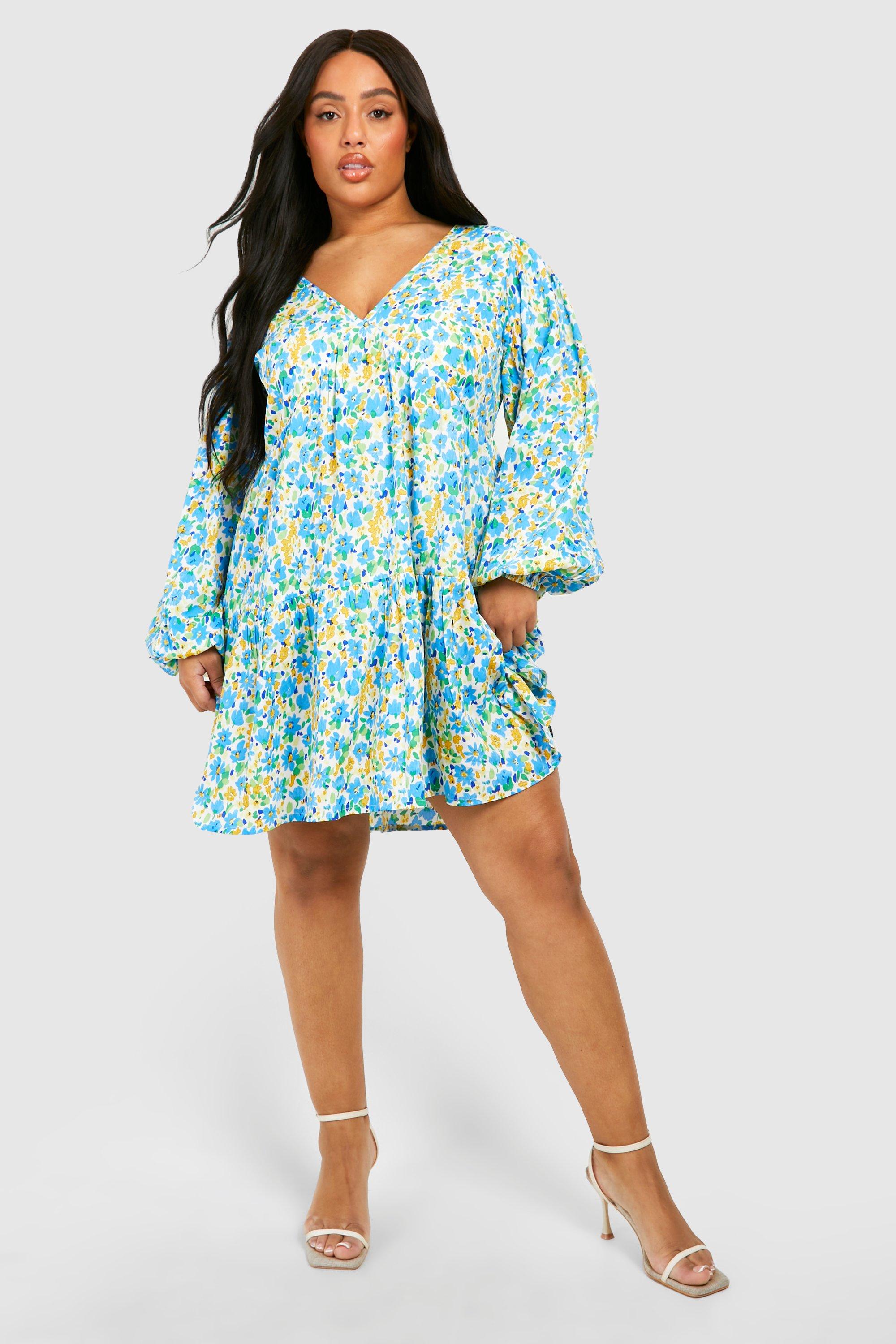 Plus size smock dress online