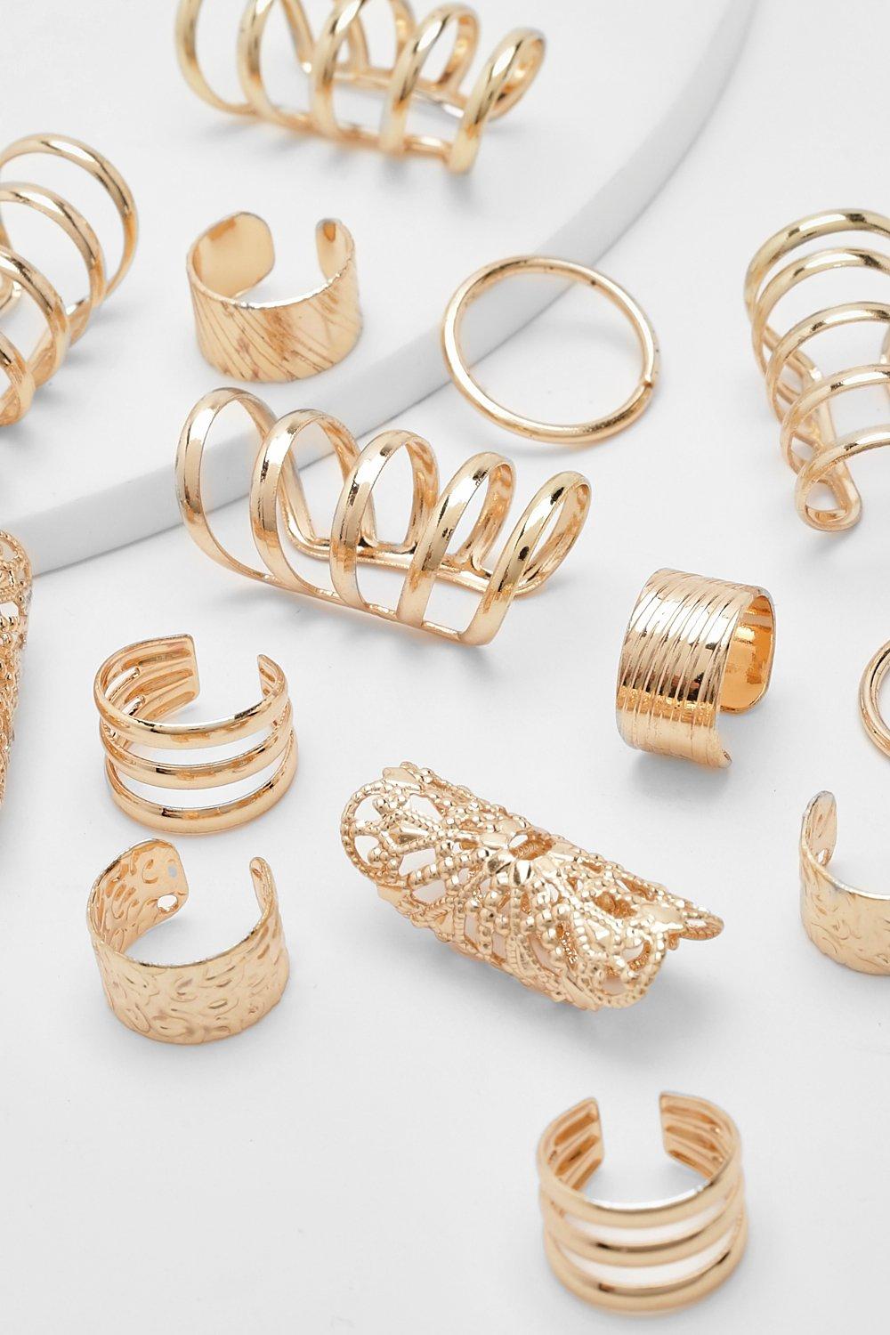 Gold hot sale hair rings