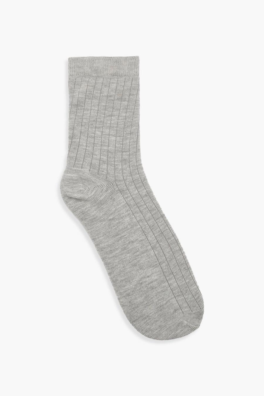 Single Light Grey Sport Socks image number 1