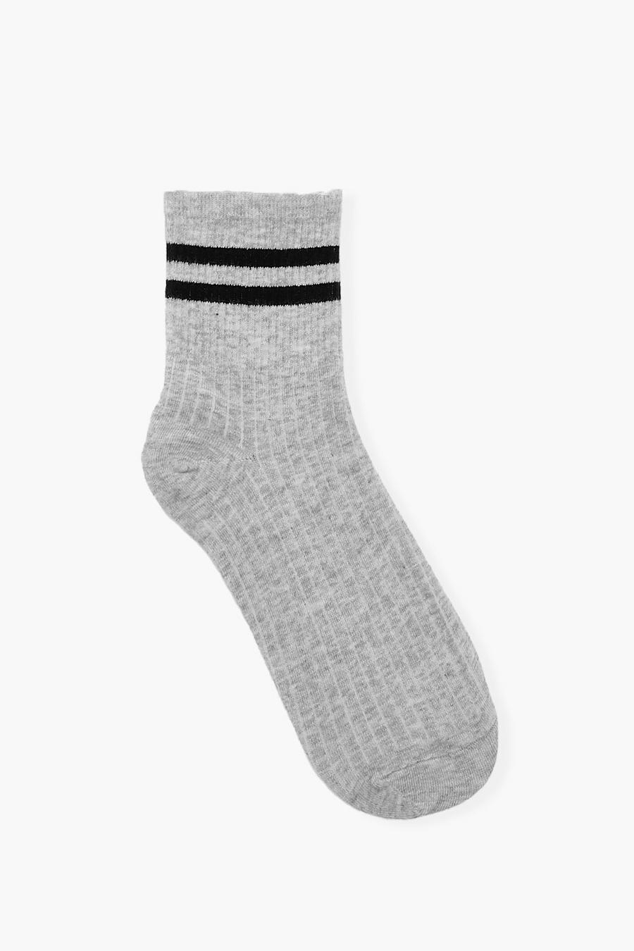 Single Grey Sport Socks  image number 1