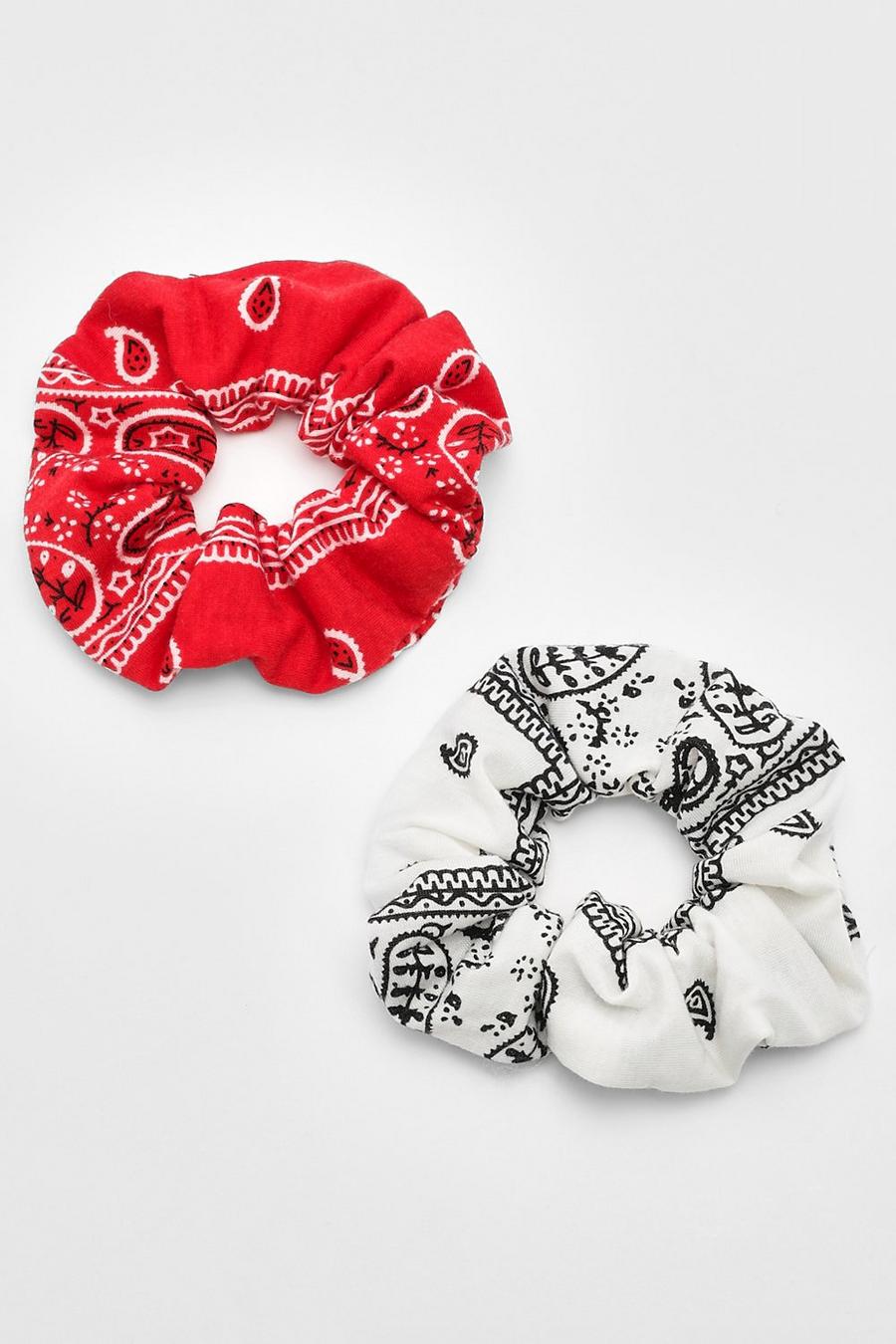 2er-Pack Scrunchies mit Paisley-Print, Multi image number 1