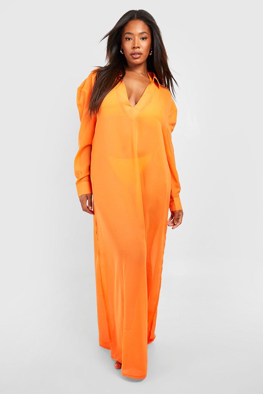 Plus size cheap maxi tunic