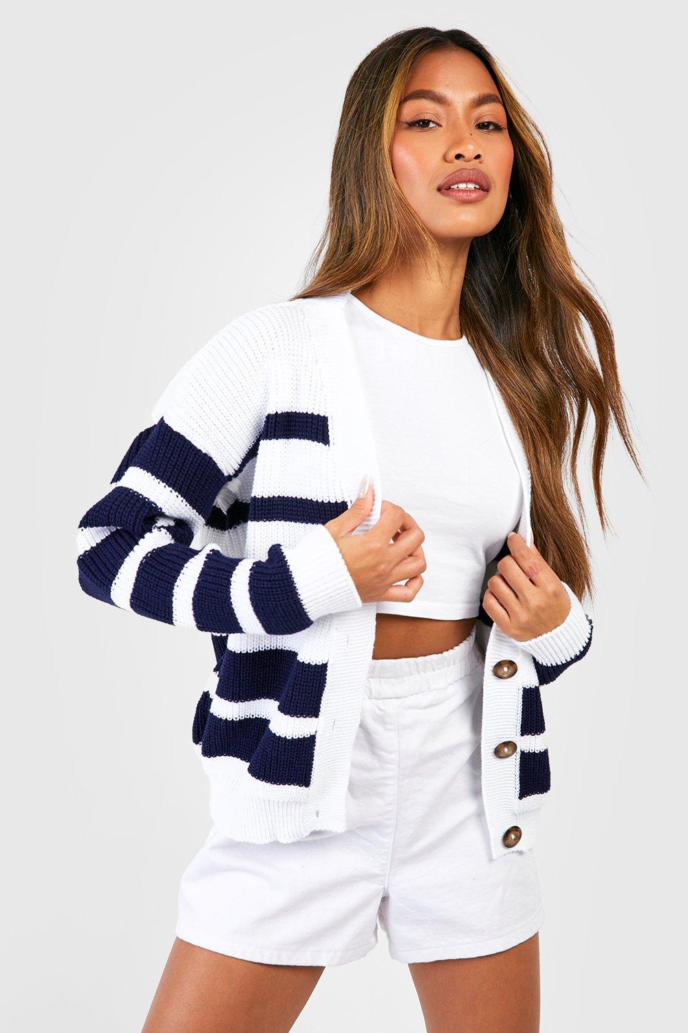 White cardigan outlet boohoo